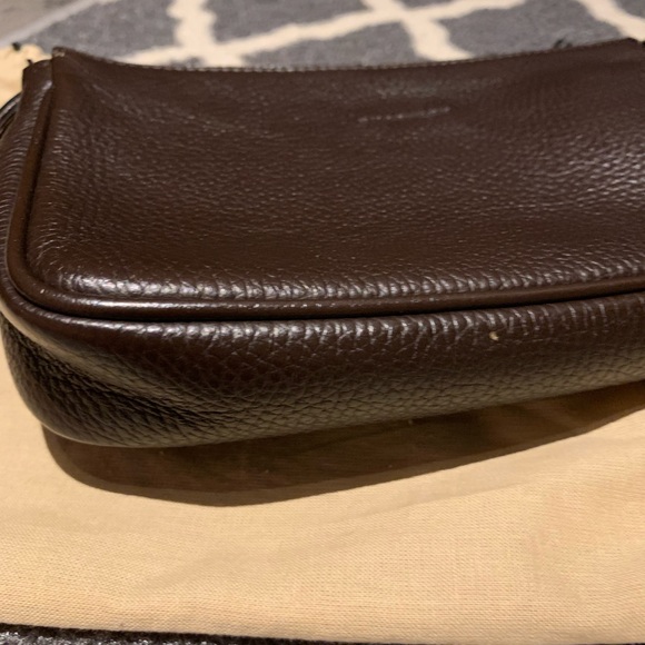 Burberry London mini-bag/pochette in dark brown leather - Picture 7 of 9